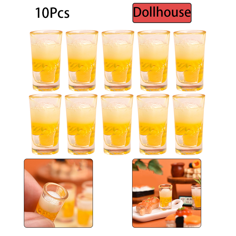 Wine Beer And - 10개 미니어처 장난감 주방 맥주 컵