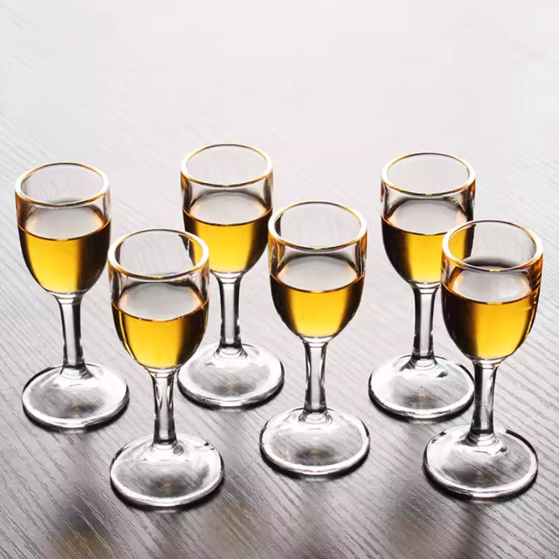 6pcs 세트 절묘한 작은 와인 잔 우아한 샷 글라스  - Wine Beer Spirit 리뷰 및 가격