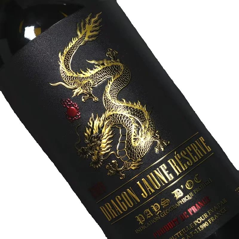 맞춤형 고급 와인 라벨 롤｜핫 스탬핑 실버｜방수 엠보싱 - Wine Beer Juice 리뷰 및 가격