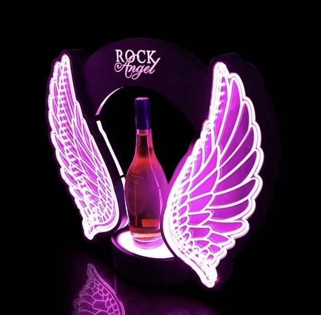 충전식 LED 반짝이 천사 날개 와인 샴페인 병 장식  - Wine Beer And 리뷰 및 가격
