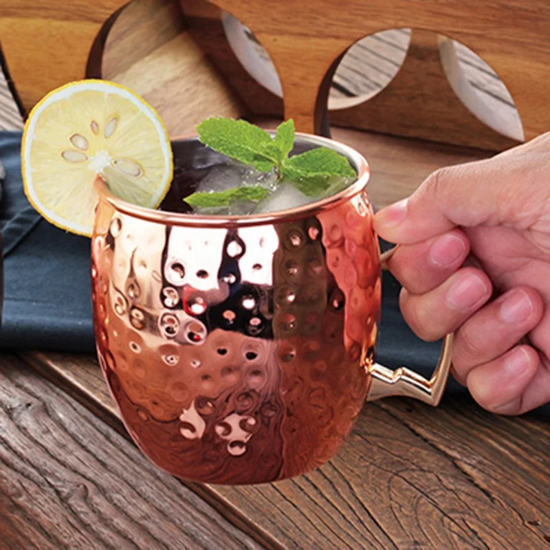 1-6PCS 칵테일 와인 컵 모스크바 뮬 머그 스테인레 - Wine Beer Juice 리뷰 및 가격