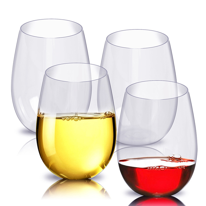 2/4개 깨지지 않는 플라스틱 와인잔 360/480ML - Wine Beer Juice 리뷰 및 가격