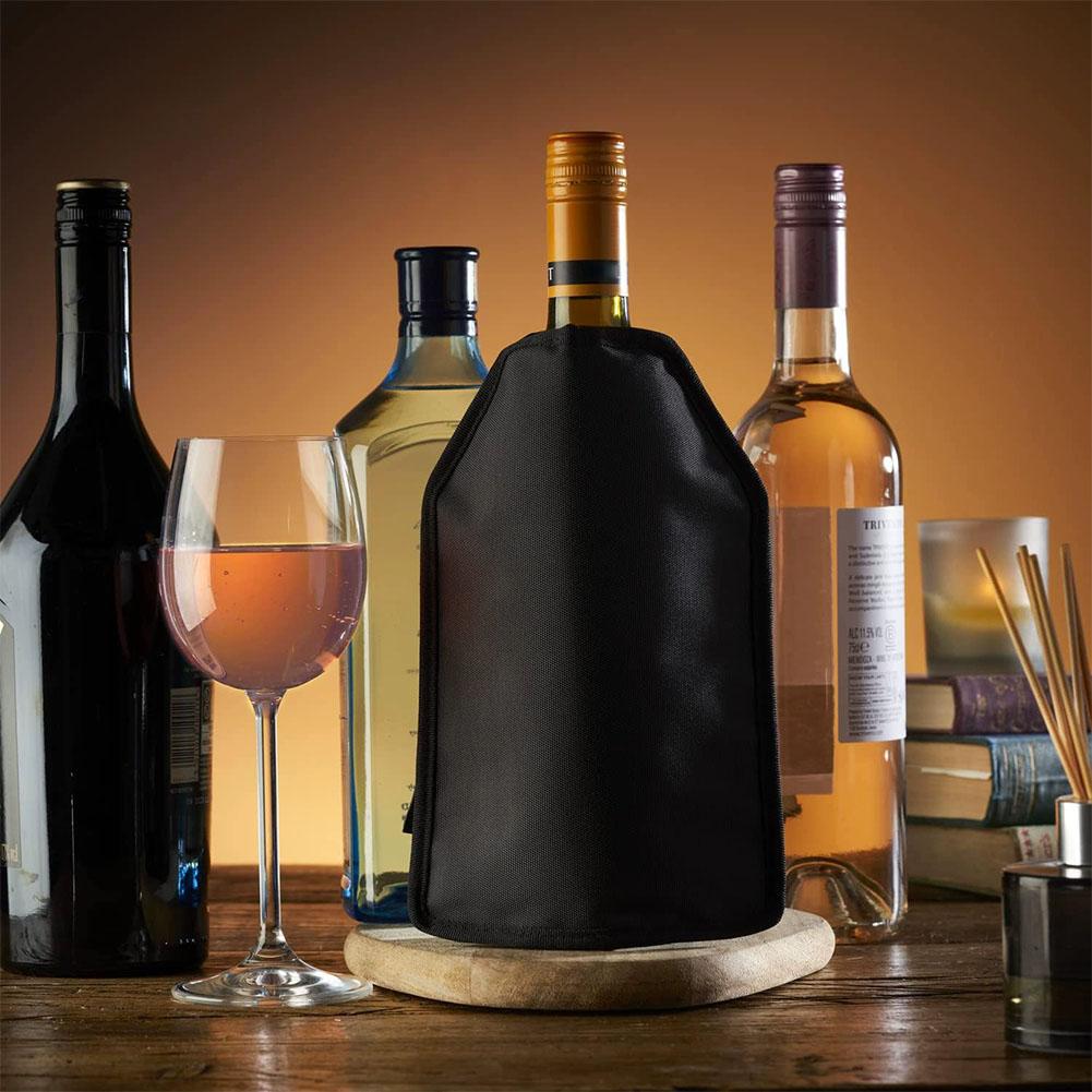 냉온 겸용 와인병 냉각 슬리브 (고체 냉각 젤 포함)  - Wine Chiller Sleeve 리뷰 및 가격