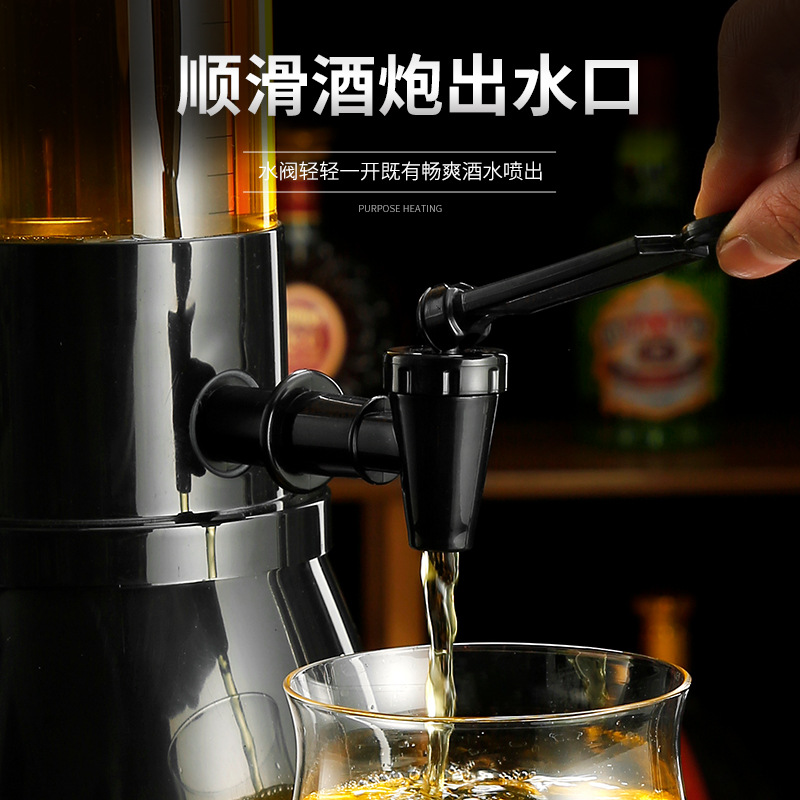 맥주 대포 광고용 발광 와인 컬럼 창의적인 와인 타워  - Wine Beer Juice 리뷰 및 가격