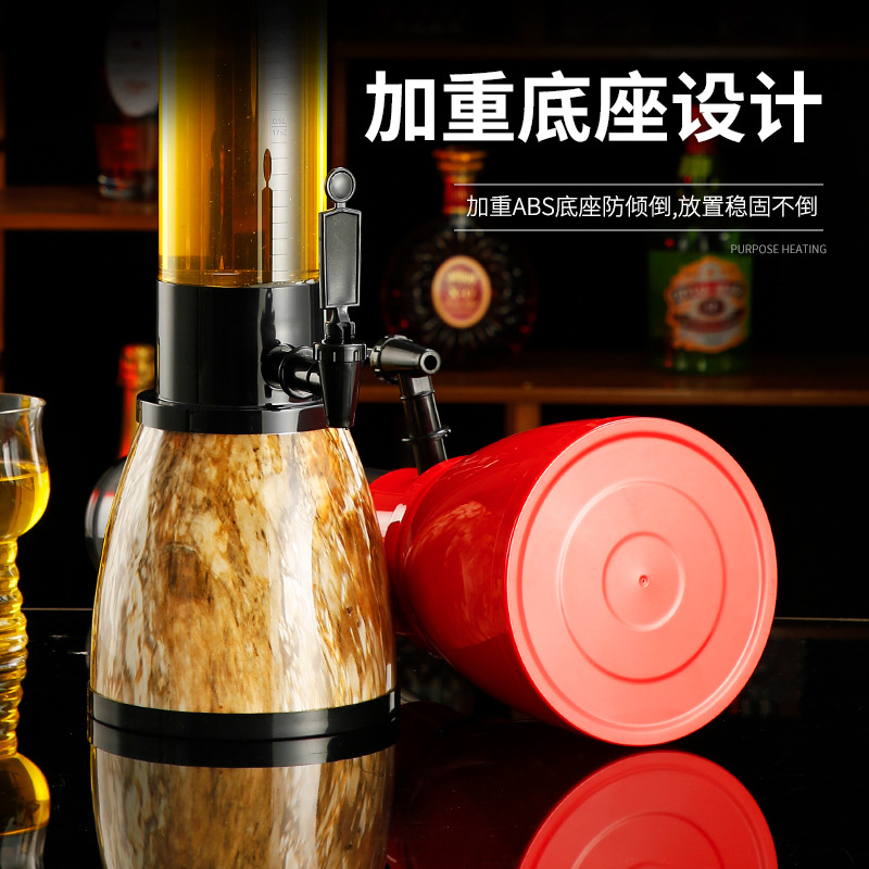 맥주 대포 광고용 발광 와인 컬럼 창의적인 와인 타워  - Wine Beer Juice 리뷰 및 가격